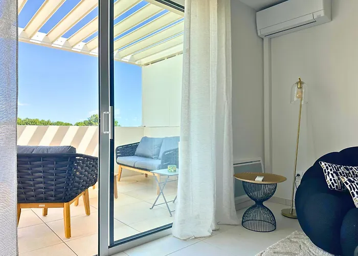Le Square D\'Evan - Appartement De Standing - Grande Terrasse Exterieure - Climatisation