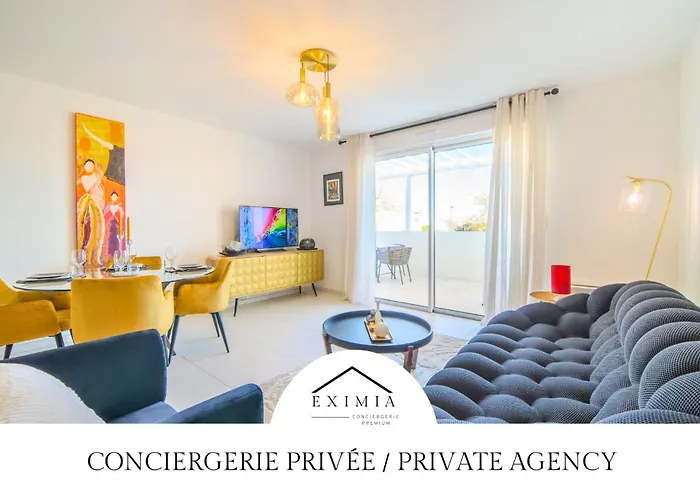 Le Square D\'Evan - Appartement De Standing - Grande Terrasse Exterieure - Climatisation